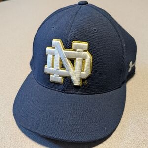 Notre Dame Fighting Irish NCAA Under Armour Stretchfit Hat Cap Men's Size XL